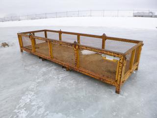 2011 Bishop Lifting MB-3597-VL 6,000 Lb. Capacity Crane Basket, 1,972 Lbs., 174 In. x 54 In. X 27.5 In.