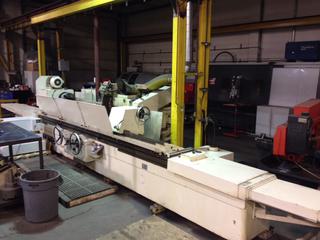 SMTW Plain Cylindrical Grinder c/w Center Grinding Attachment & 3 - 2 Point Steady Rests, 1 Center Re-Grinder (Electric), Wheel Balancing Stand, Grinding Wheel Dresser, Hydraulic Tank, Coolant Tank, Power Console, Machine Footprint 35 Ft. x 9 Ft., Work-head Has Variable Drive and Machine Has Working DRO Attached, 3 In. x 29.5 In. Max Stone Size, Easily Maintains Tolerance Between 0.0002 In. – 0.0005 In. TIR & Taper When Professionally Set Up and Leveled, Work Capacity 630MM X 3000M, SN 8908 *Note: Grinder Is In Good Working Order But Needs New Hydraulic Filters Installed to Operate as per Consignor* **Located Offsite, For More Information Contact Shazeeda at 780-721-4178*