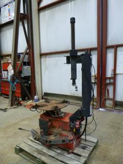 John Beam Swing Arm Tire Changer, 24" Max Clamping Range, 115V, Single Phase *Note: Working Condition as per Consignor*