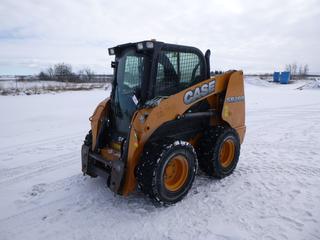 2015 Case SR200 Loader Skid Steer c/w Diesel, 1,914 Hours, Cab, A/C, Heater, Joystick, Aux Hyd, 12-16.5 Tires, SN JAFSR200LFM400741 *Note: No Attachment, Engine Knock, See Work Order In Documents Tab*