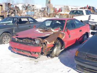 1988 Toyota Celica Turbo AWD c/w 205/60R14 Tires, VIN JT2ST68M7J0007029 *Note: Salvage, Front Damage* **Located Offsite at 21220-107 Avenue NW, Edmonton, For More Information Contact Richard at 780-222-8309**
