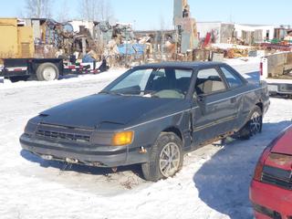 1986 Toyota Celica GTS c/w 2000 Twin Cab, 5 Speed Manual, Showing 206,213 Kms, 205/60R14 Tires, VIN JT2ST65C9G7012714 *Note: Seat Missing, Parts Only* **Located Offsite at 21220-107 Avenue NW, Edmonton, For More Information Contact Richard at 780-222-8309**