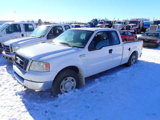 2004 Ford F-150 XL Extended Cab 4X4 Pick Up c/w 5.4L Triton, A/T, Headache Rack, 6 Ft. 6 In. Box, VIN 1FTPX14504NA53599 *Note: Parts Only, Flat Tires, No Tailgate* **Located Offsite at 21220-107 Avenue NW, Edmonton, For More Information Contact Richard at 780-222-8309**
