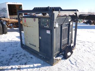 Ingersoll Rand Electric Screw Compressor SSR UP6, 125 PSI, Showing 3,035 Hours, 460V, 3 Ph, SN PG1595U05137 c/w Lifting Cage **Located Offsite at 21220-107 Avenue NW, Edmonton, For More Information Contact Richard at 780-222-8309**