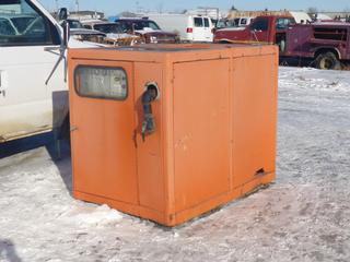 Gardner-Denver Electra Screw Compressor, Showing 17,281 Hours *Note: Glass and Housing Damaged, No Info on Voltage*  **Located Offsite at 21220-107 Avenue NW, Edmonton, For More Information Contact Richard at 780-222-8309**