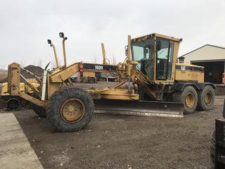 2007 Cat 160H Motor Grader S/N CAT0160HCASD00504 Showing 15,354 Hours, 17.5R25 Tires. Note:  Work Orders Available In Office. 