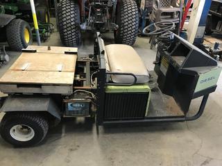 Selling Off-Site - Cushman 3 Wheel Truckster c/w Kubota 3 Cyl Diesel, Manual Trans.  