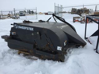 Sweepster Model VRS5M-0022 Sweeper Attachment To Fit Skid Steer. Control # 8512.