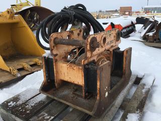 Stanley HS3002 Hyd. Plate Tamper To Fit Backhoe. Control # 8500.