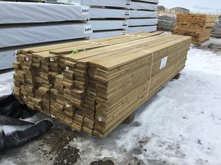 Green Pressure Treated 1"x4"x8' (284 Pcs) Control # 8506.