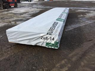 Lift of 2x6 - 14' Lumber Approximately 42 Pcs/Lift. Control # 8516.