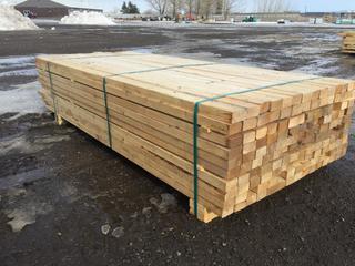 Miscellaneous Lengths of Lumber Approx. 1 1/2"x2 1/2". Control # 8522.