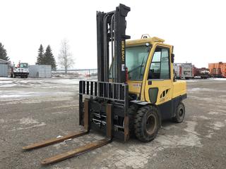 Hyster Fortis 120 10,000 LB Forklift c/w LPG, Duranatch 2 Trans, 8.25x15 Front, 7.00x12/5.00 Solid Rear Tires, Showing 08628 Hours, S/N N005V02236E