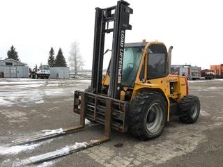 2014 Load Lifter 2414-10D 4x4 10,000 LB Forklift c/w Diesel Power, Power Shift Trans, 15.5-25 Front, 14-17.5 Rear Tires, Showing 4,529 Hours, S/N 3665 