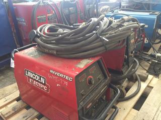 Lincoln Electric Invertec V350-Pro Welder c/w Lincoln LN-7 GMA Control and Welding Cable.