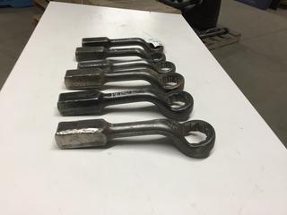 Quantity of Assorted Gray Hammer Industrial Hand Wrenches.