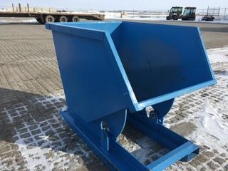 Unused Standard Duty Steel Dumping Hopper - 1/2 Cubic Yard (0.5 CBM).