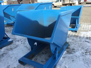 Unused Standard Duty Steel Dumping Hopper - 1/2 Cubic Yard (0.5 CBM).