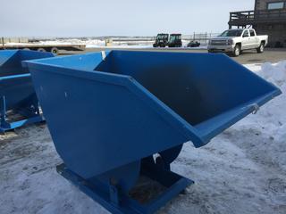 Unused Standard Duty Steel Dumping Hopper - 1 Cubic Yard (1 CBM).