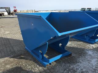 Unused Standard Duty Steel Dumping Hopper - 1-1/2 Cubic Yard (1.5 CBM).