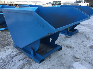 Unused Standard Duty Steel Dumping Hopper - 1-1/2 Cubic Yard (1.5 CBM).