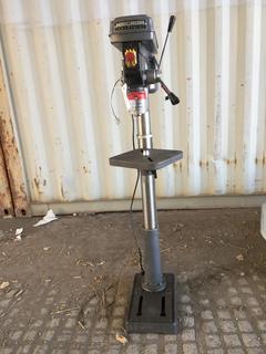 Magnum Industrial Drill Press, 1 Phase 1 Hp 12.5 Amp, Model # MI-76350 and S/N 76335521.