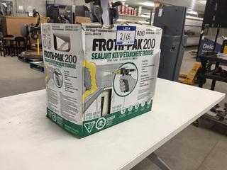 Froth-Pak 200 Spray Foam Sealant  Kit.