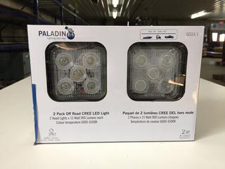 Paladin (2) Pack Off Road Cree LED Lights 15 Watt 900 Lumen Ea.