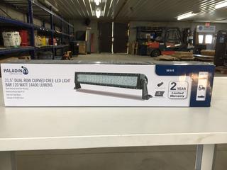 Paladin 21 1/2" Dual Row Curved Cree LED Light Bar 120 Watt 14,400 Lumens.