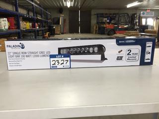 Paladin 22" Single Row Straight Cree LED Light Bar 100 Watt 12,000 Lumens.