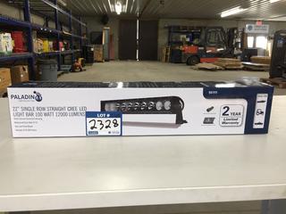 Paladin 22" Single Row Straight Cree LED Light Bar 100 Watt 12,000 Lumens.