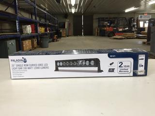 Paladin 20" Single Row Curved Cree LED Light Bar 100 Watt 12,000 Lumens.