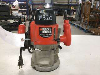 Black & Decker Plunge Router 1 3/4 Hp.