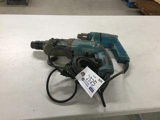 Makita Concrete Drill HR2470 and Electric Drill.