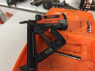 Ramset Automatic TrakFast Nail Gun, Model # TF 1100 c/w Batteries.