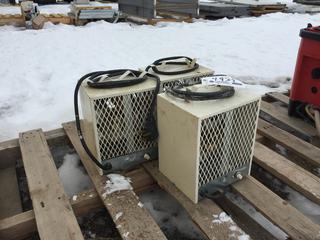 (3) Ouellet 20 Amp, 240 V Heaters, Model # CH0002.