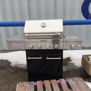 Kitchen Aid Propane BBQ c/w Propane Tank.