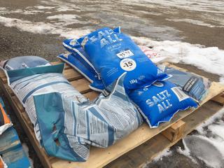 Quantity of Ice Melter Salt and Traction Sand.