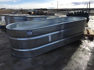 Tarter Oval Mega 300 Stock Tank 3'W x 8'L x 2' Depth.