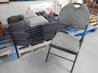 (15) Padded Folding Chairs.