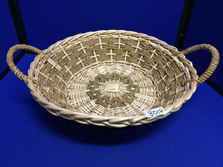 Wicker Basket. 16 3/4".