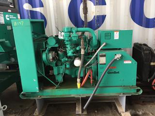 Onan 20 Genset. Model 20ES L. Includes Asco Transfer Control Center.