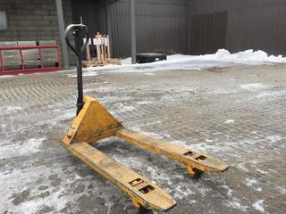 Uline Standard Yellow Pallet Jack 5000 Lbs.