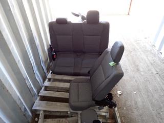 Grey Rear Cloth Seats for Ford Super Duty. *Year Unknown*