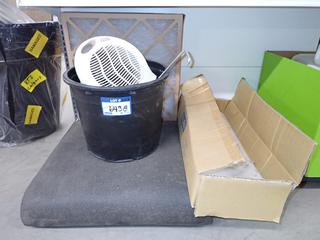 Quantity of Hardware, Furnace Filters, ULINE Poly Bags, Heater, etc.