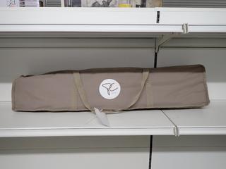 PC Aluminum Beige Camp Bed. 25" x 6', Unused.