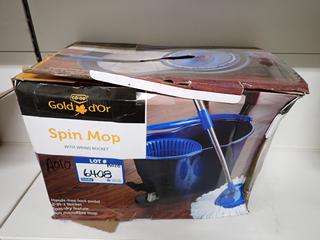 Coop Gold Spin Mop c/w Bucket.