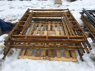 (10) Pc Scaffold 5 Sections 60"W x 78"H.