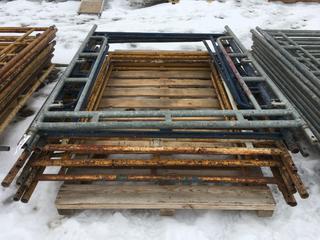 (10) Pc Scaffold 5 Sections 60"W x 78"H.