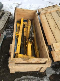 Power Fist Long Stroke Jack 8 Ton Capacity in Wooden Crate.